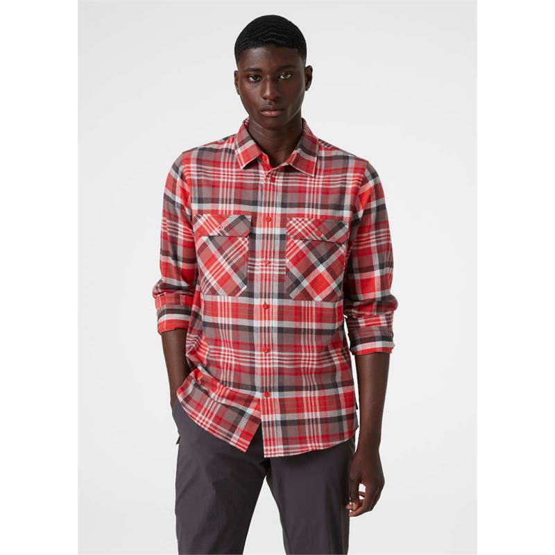 Helly Hansen Mens Lokka Organic Flannel Long-Sleeved Shirt-4
